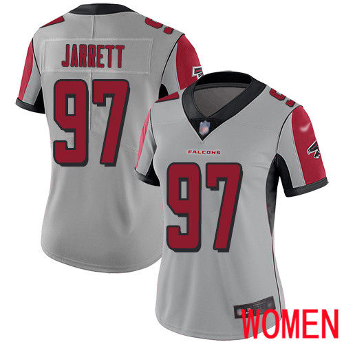 Atlanta Falcons Limited Silver Women Grady Jarrett Jersey NFL Football #97 Inverted Legend->youth nfl jersey->Youth Jersey